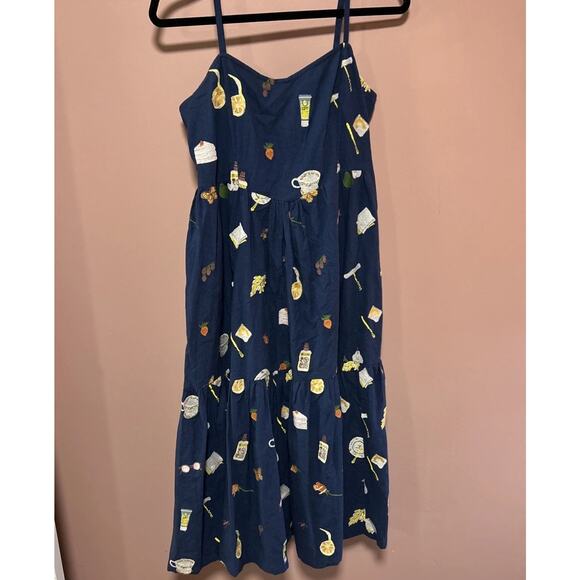 Samantha Pleet Full Embroidered Freda Tiered Sundress Tea Party Picnic 6 - Picture 2 of 10